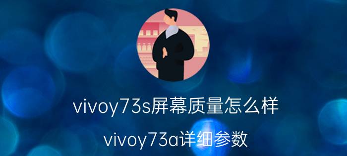 vivoy73s屏幕质量怎么样 vivoy73a详细参数？